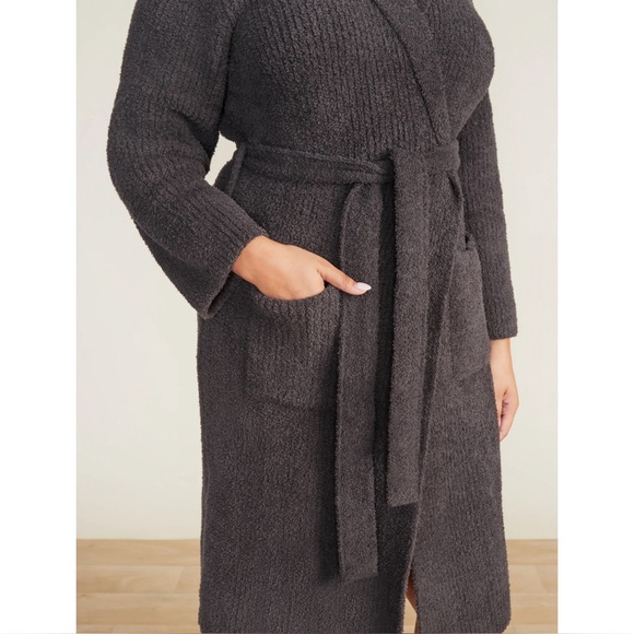 CozyChic Ribbed Hooded Robe - Picture 7 of 7